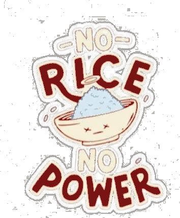 No rice No Power logo